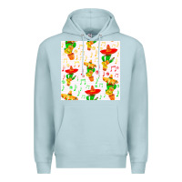 Blue Mist mexico seamless pattern Premium Hoodie - FaDigitalArtStudio