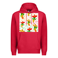 Cardinal mexico seamless pattern Premium Hoodie - FaDigitalArtStudio