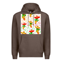 Coffee mexico seamless pattern Premium Hoodie - FaDigitalArtStudio