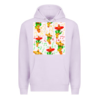 Lilac mexico seamless pattern Premium Hoodie - FaDigitalArtStudio