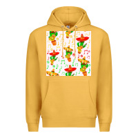 Mustard mexico seamless pattern Premium Hoodie - FaDigitalArtStudio