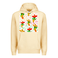 Pina Colada mexico seamless pattern Premium Hoodie - FaDigitalArtStudio