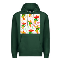 Sports Green mexico seamless pattern Premium Hoodie - FaDigitalArtStudio
