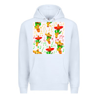White mexico seamless pattern Premium Hoodie - FaDigitalArtStudio