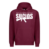 Burgundy king lil g merch sucios originals Premium Hoodie - lanVoArt