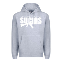 Heather Grey king lil g merch sucios originals Premium Hoodie - lanVoArt