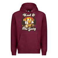 Burgundy kool and the gang 70s funky soul Premium Hoodie - lanVoArt