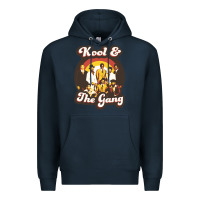Navy kool and the gang 70s funky soul Premium Hoodie - lanVoArt