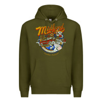 Army Green midland drinking problem Premium Hoodie - lanVoArt