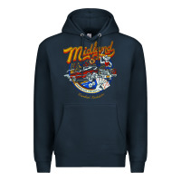 Navy midland drinking problem Premium Hoodie - lanVoArt