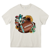Cream football cactus sunflower Heavy Core Tee - JahusDesignShop