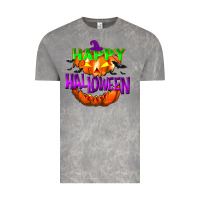 Cloud Rock Happy Halloween Vintage Tee - NancyCooperArtShop