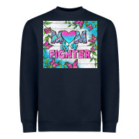 Navy Mom Is A Fighter Tumbler Heavyweight Sweatshirt - BundleAndBundleShop