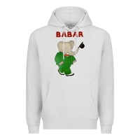 Dove Grey babar the elephant Premium Hoodie - lanVoArt