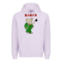 Lilac babar the elephant Premium Hoodie - lanVoArt