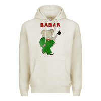 Oatmeal Heather babar the elephant Premium Hoodie - lanVoArt