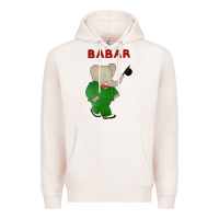 Pale Pink babar the elephant Premium Hoodie - lanVoArt