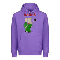 Purple babar the elephant Premium Hoodie - lanVoArt