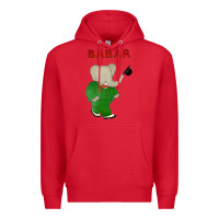 Red babar the elephant Premium Hoodie - lanVoArt