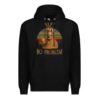 Black alf alien no problem vintage Premium Hoodie - lanVoArt