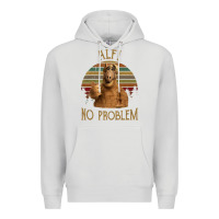 Dove Grey alf alien no problem vintage Premium Hoodie - lanVoArt