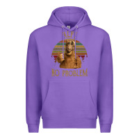 Purple alf alien no problem vintage Premium Hoodie - lanVoArt