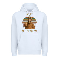 White alf alien no problem vintage Premium Hoodie - lanVoArt
