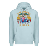 Blue Mist the sheriff is near blazing art saddles do it vintage gift for fans Premium Hoodie - lanVoArt