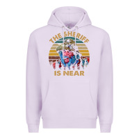 Lilac the sheriff is near blazing art saddles do it vintage gift for fans Premium Hoodie - lanVoArt