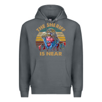 Rock the sheriff is near blazing art saddles do it vintage gift for fans Premium Hoodie - lanVoArt
