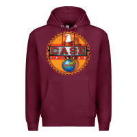 Burgundy case tractor shirt Premium Hoodie - lanVoArt