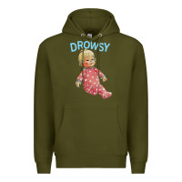 Army Green drowsy doll Premium Hoodie - lanVoArt