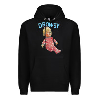 Black drowsy doll Premium Hoodie - lanVoArt