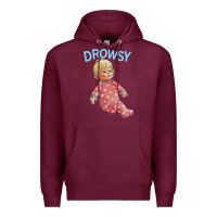 Burgundy drowsy doll Premium Hoodie - lanVoArt