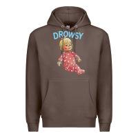 Coffee drowsy doll Premium Hoodie - lanVoArt