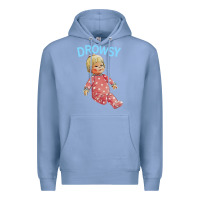 Colony Blue drowsy doll Premium Hoodie - lanVoArt