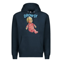 Navy drowsy doll Premium Hoodie - lanVoArt