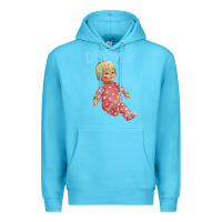 Ocean Blue drowsy doll Premium Hoodie - lanVoArt