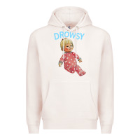Pale Pink drowsy doll Premium Hoodie - lanVoArt