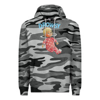 Slate Camo drowsy doll Premium Hoodie - lanVoArt