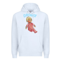 White drowsy doll Premium Hoodie - lanVoArt