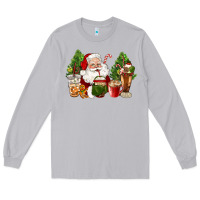 Moon Dust santa coffee cups christmas Long Sleeve Tee - CowGirlArtShop