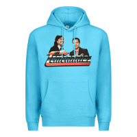 Ocean Blue los temerarios Premium Hoodie - lanVoArt