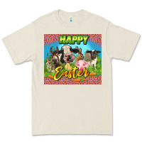 Bone Happy Easter Farm Animals 20oz skinny Premium Tee - LillyAllenDesigns