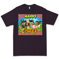 Plum Happy Easter Farm Animals 20oz skinny Premium Tee - LillyAllenDesigns