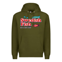 Army Green swedish fish Premium Hoodie - lanVoArt
