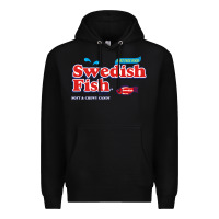 Black swedish fish Premium Hoodie - lanVoArt