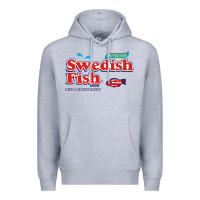 Heather Grey swedish fish Premium Hoodie - lanVoArt
