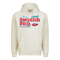 Oatmeal Heather swedish fish Premium Hoodie - lanVoArt