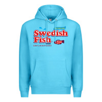 Ocean Blue swedish fish Premium Hoodie - lanVoArt